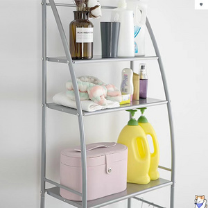 Low Price Storage Toilet Organizer Paper Holder Metal narrow storage cabinet for small space slim toilet