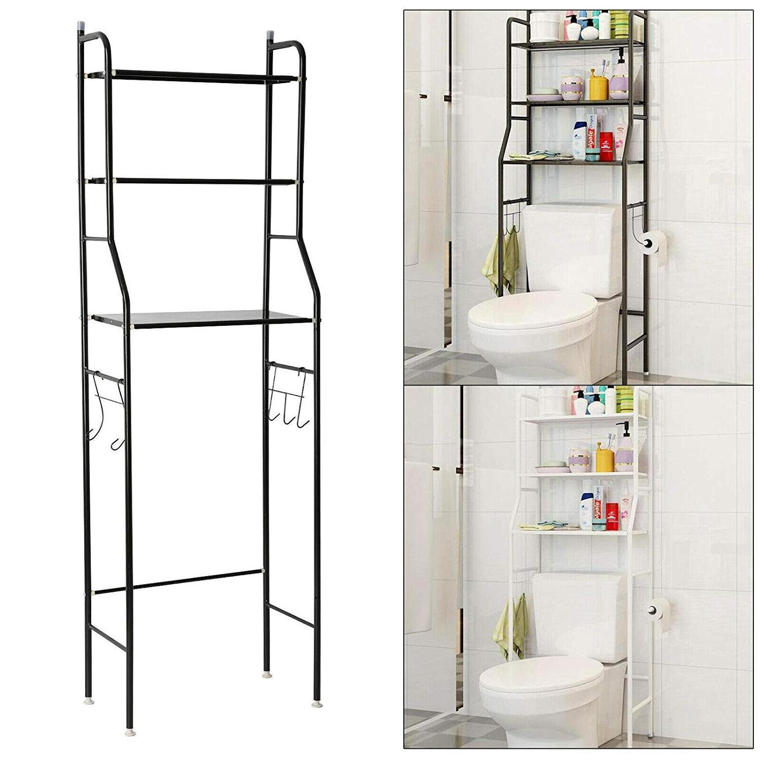 Quality Protection 3 Layer Bathroom Rack Modern Metal Bathroom Rack Shelf Over The Toilet