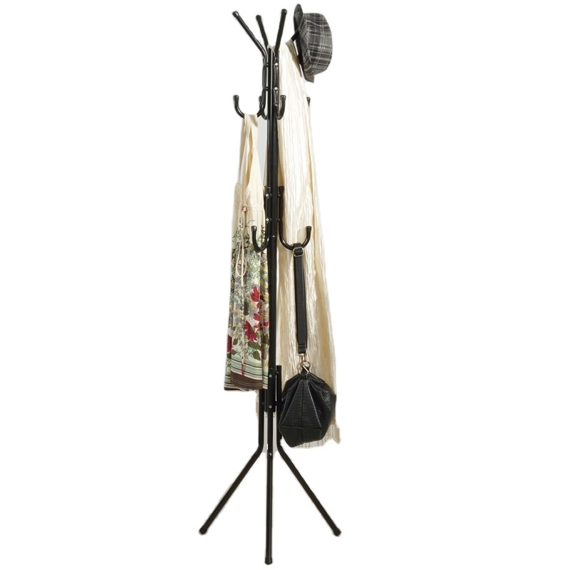 Modern Metal Coat Rack Easy Assembly Iron Free Standing Coat Racks for Home Use in Bedroom and Living Room