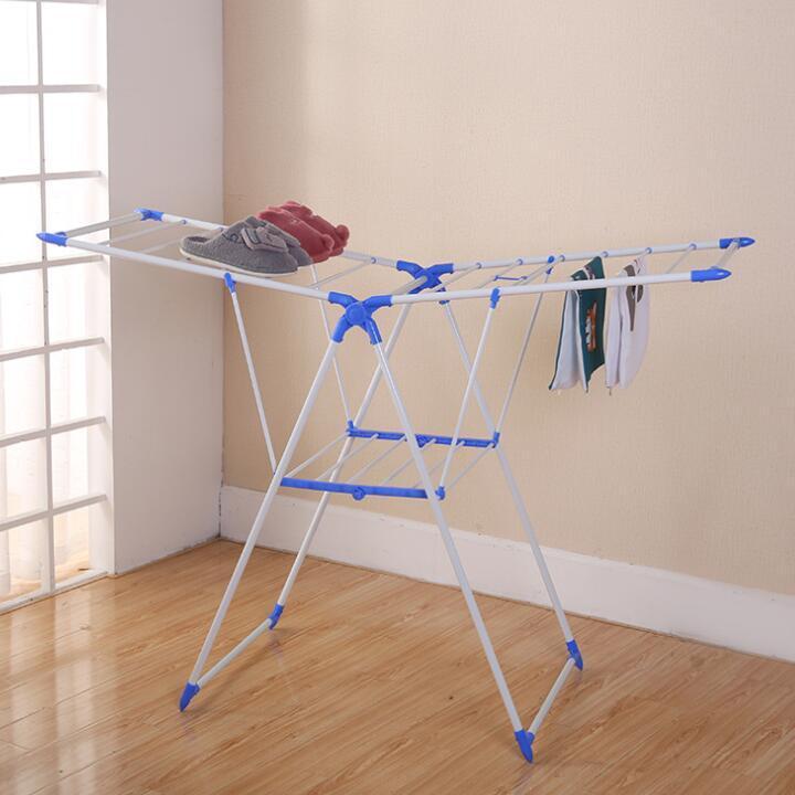 Clothes Drying Rack Gullwing And Foldable Laundry Rack For Indoor Or Outdoor Use