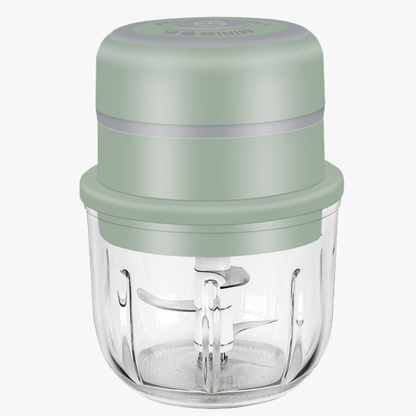 300ml Glass Bowl Wireless Portable Food Chopper Small Food Processor Garlic And Vegetables chopper