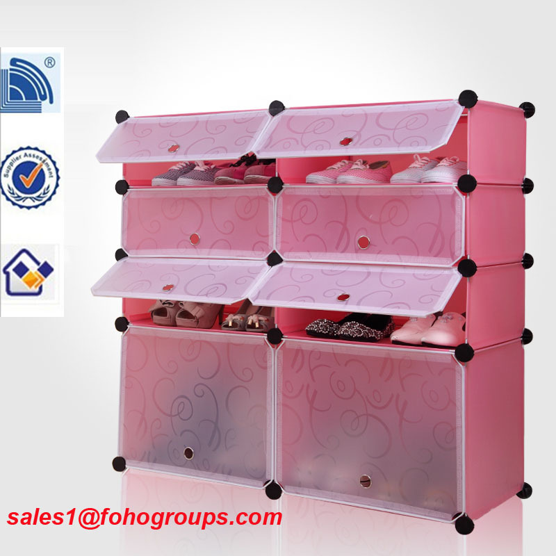 Hot Selling Modern Home Furniture Plastic Garage Shoe Storage Solutions Folded Shoe Racks And Cabinets