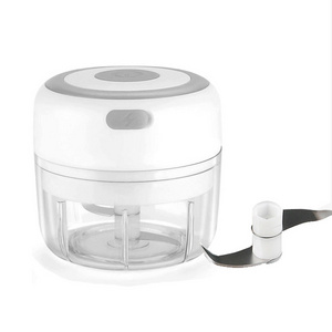 Electric Mini Garlic Chopper, Cordless Small garlic Mincer Masher Presser crusher, Mini Food Chopper Processor for Vegetables