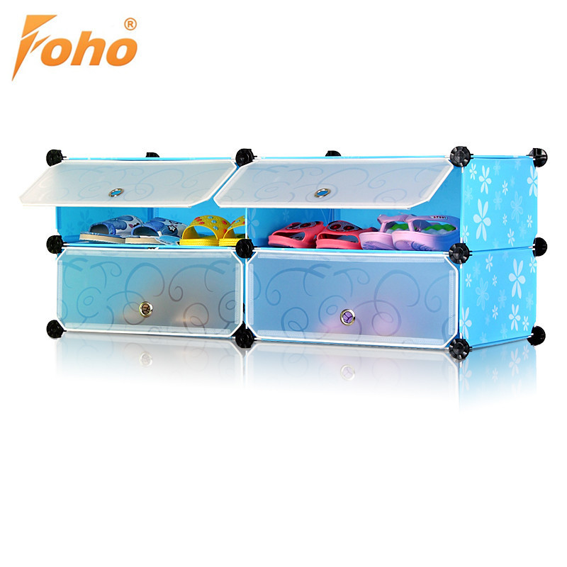 Environmental Plastic Diy Shoe Cabinet Shoe Rack Small Plastic Shoe Cabinet For Children