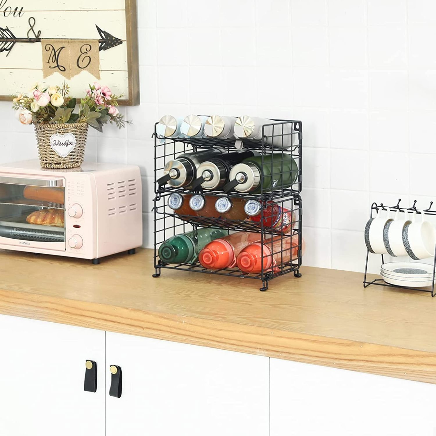 Attractive Price Rack Kitchen Metal Tissue Holder Storage Baskets kitchen pantry organizer