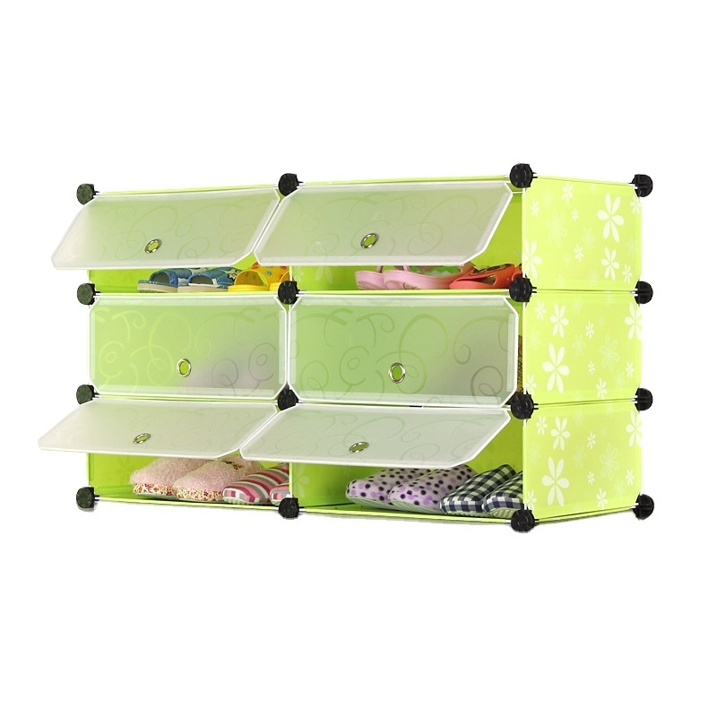 Environmental Plastic Diy Shoe Cabinet Shoe Rack Small Plastic Shoe Cabinet For Children