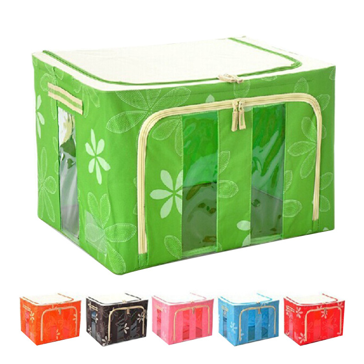 Household Items New New Fabric Plastic Folding Portable Book Box Storage