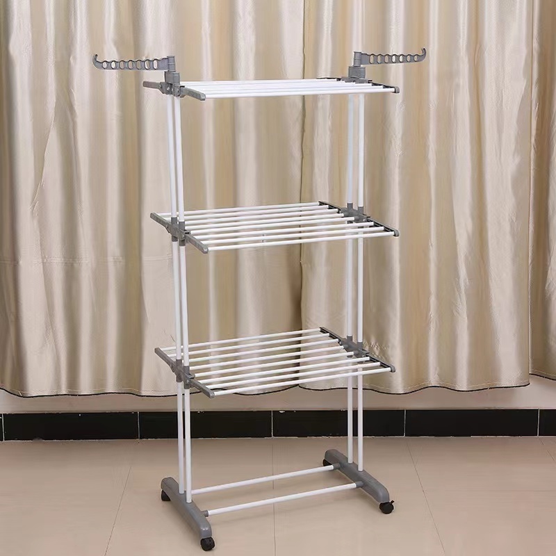 Folding Clothes Drying Rack Indoor Collapsible Stand Garment Rack for Laundry