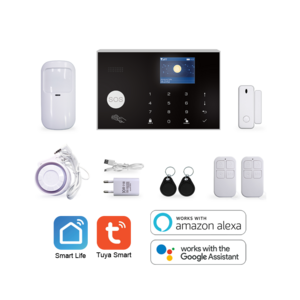 DIY Tuya smart alarm system 4g with wifi cigarette smoke detector