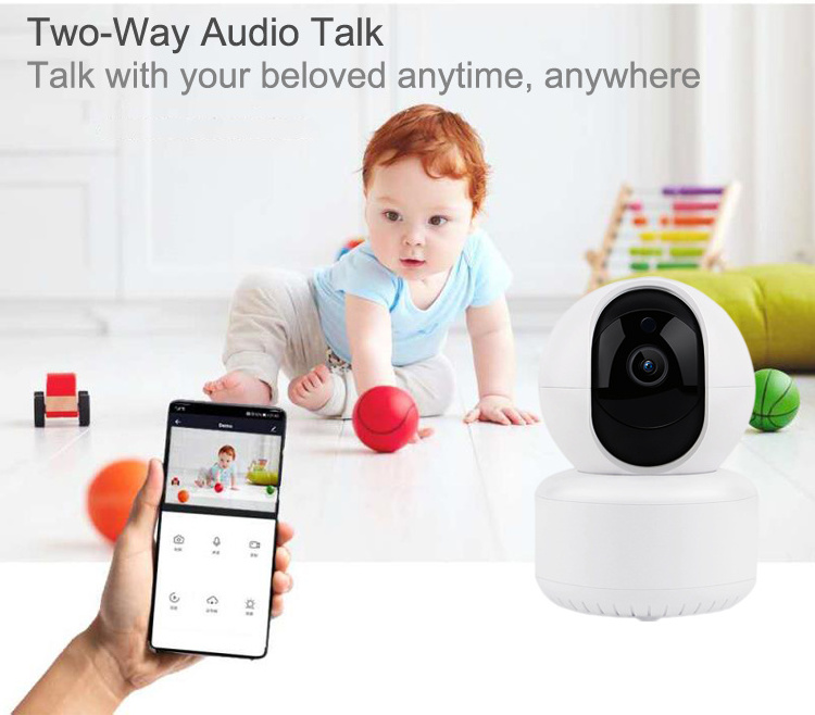 idoosecurity private label smart ptz wifi camera full HD 1080P security camera with night vision and motion detection