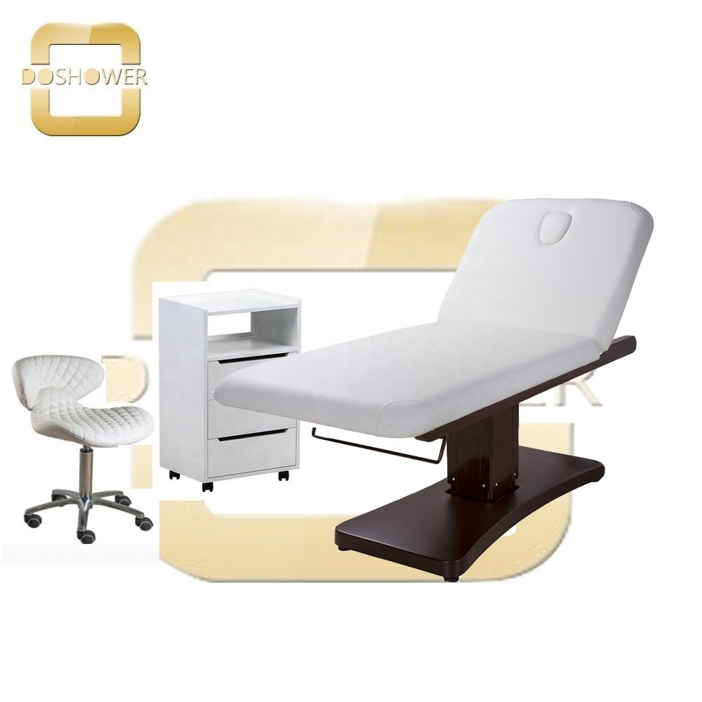 multi-purpose beauty salon bed with 3 motor controls ergonomic design for doctors dentists and chiropractors