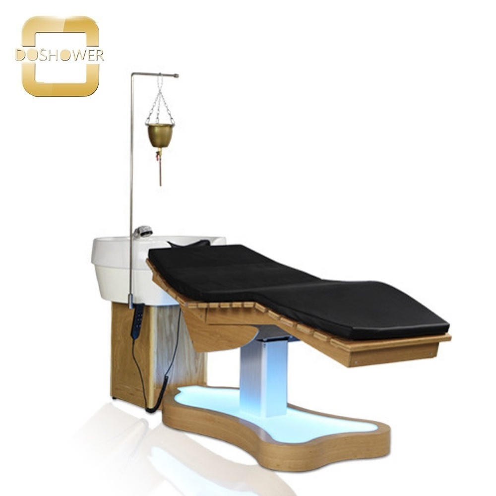 modern thai massage shampoo bed with spa bed massage table wholesaler for health head spa massage bed