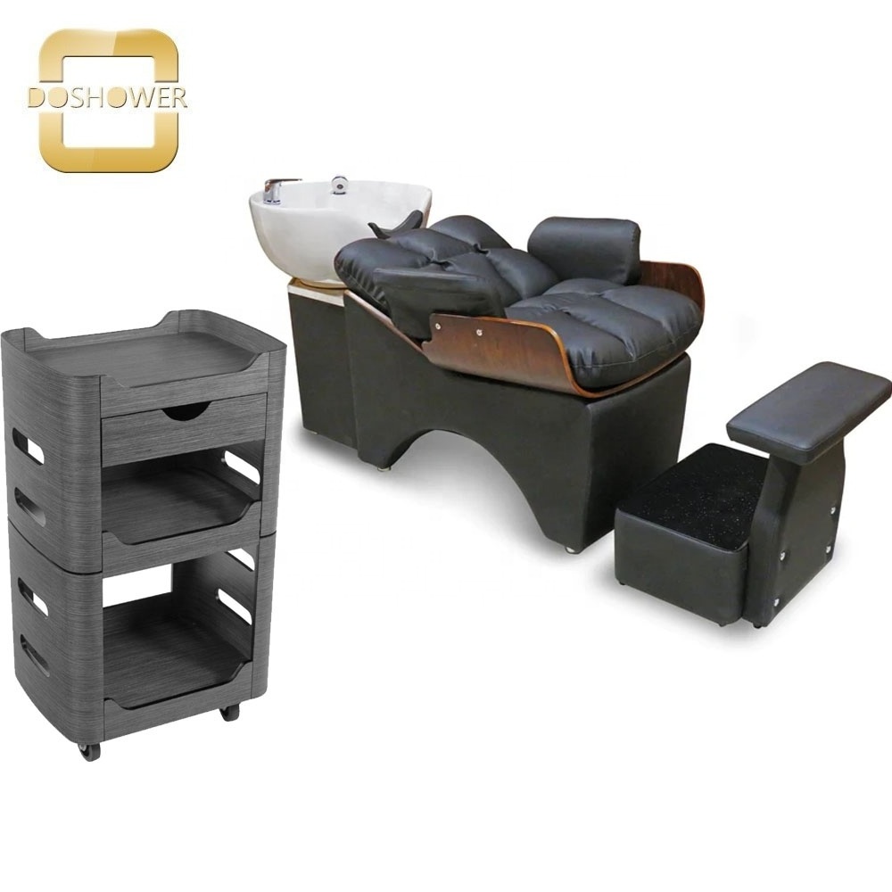 Shampoo bed with water circulation and steamer of hair salon shampoo chair bed for barber chair shampoo bed