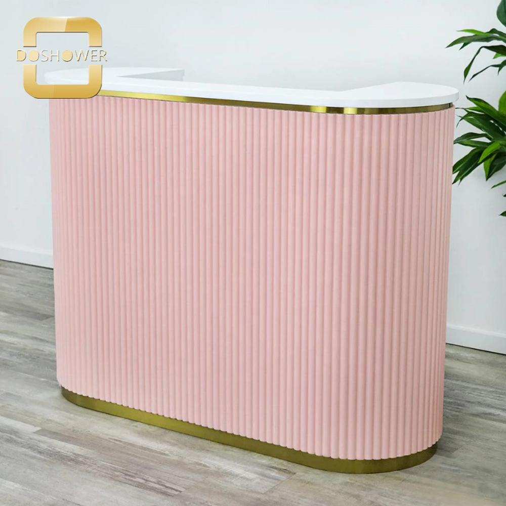 reception desk modern marble top with small reception desk beauty salon for pink reception desk customized