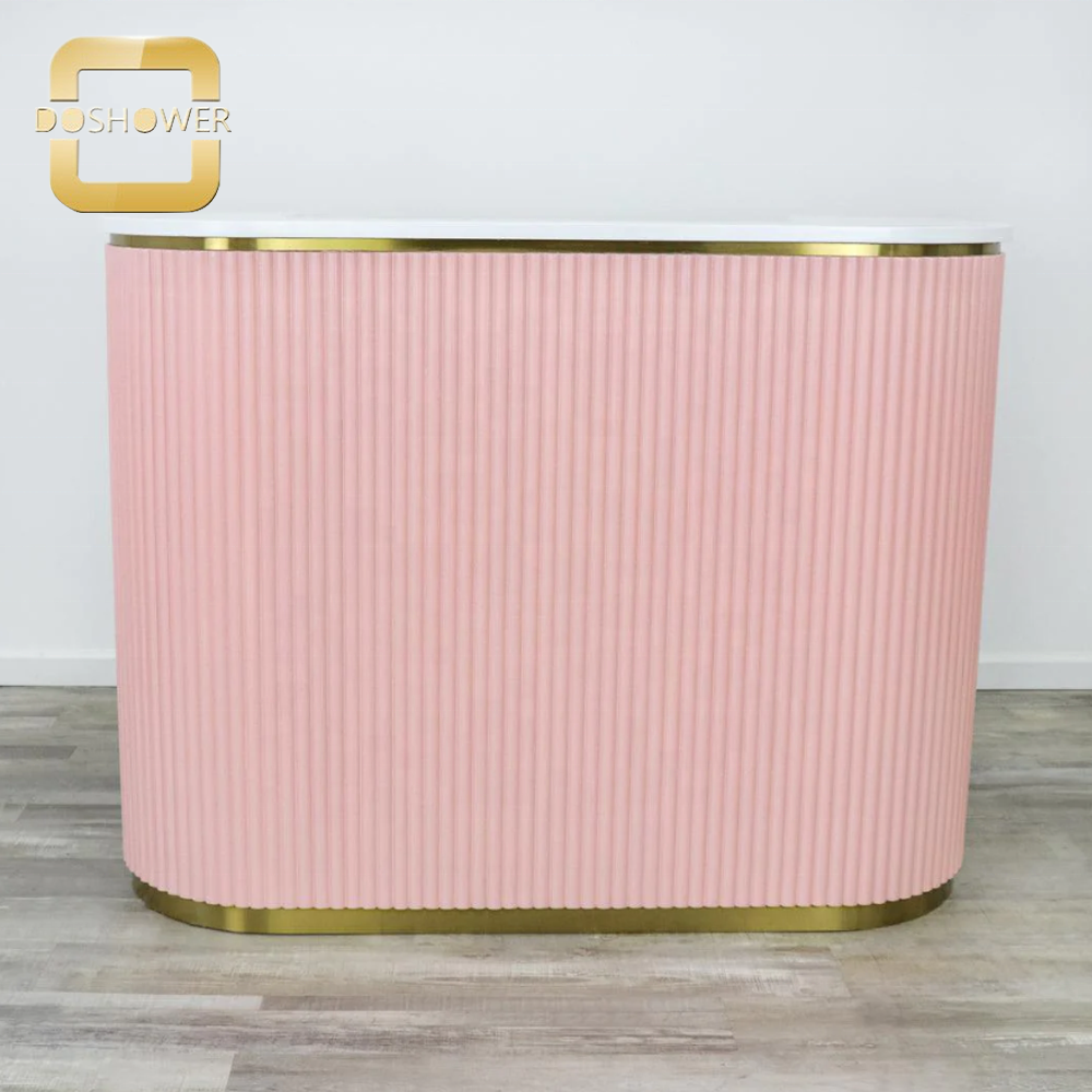 reception desk modern marble top with small reception desk beauty salon for pink reception desk customized