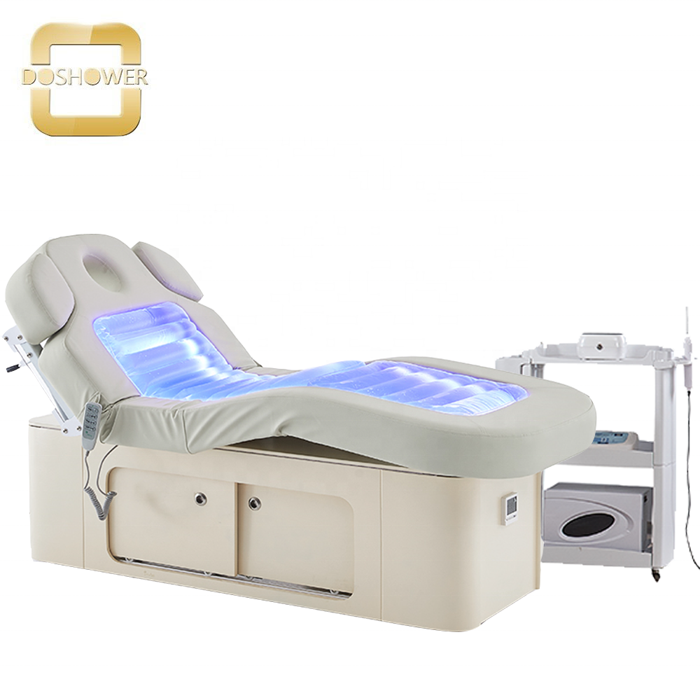 Water line massage bed supplier for electric therapy massage table of intelligent spa heating wellness bed