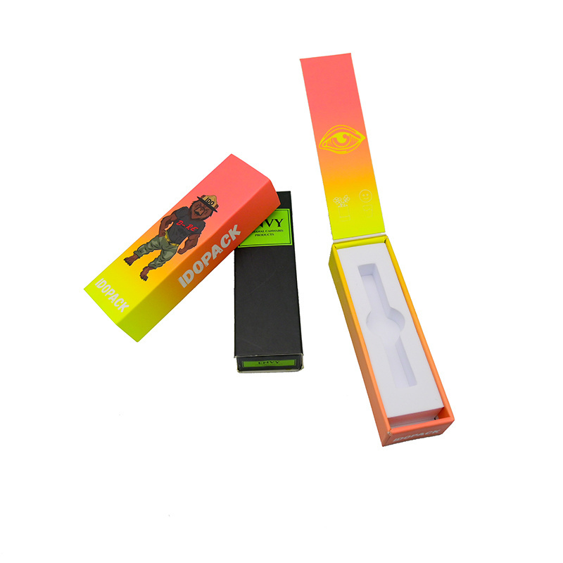 High Quality Child Resistant Carts Packaging Boxes Child Proof Cartridge Box For 1gram 2grams 1ml 2ml Disposable Pen