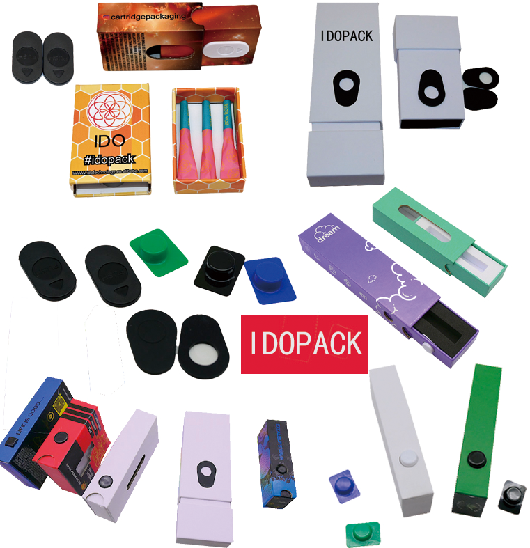 Hot Selling 1 gram Cart Child Proof Gift Pack Oil Cartridge 1ml Packaging Craft paper  box With Cart