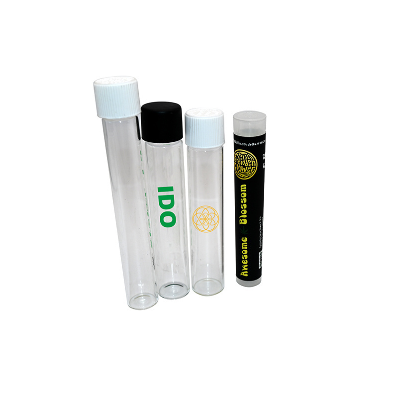 Child Proof Plastic Tube Bag For Cartridges Packaging Pp Tubes Custom Pop Top Colored Plastic Tubes 116 Mm