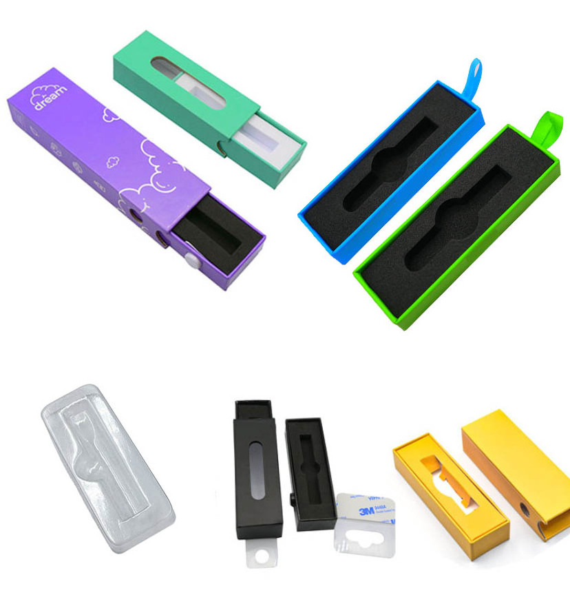 High quality custom 3ml oil  cartridge packaging 2gram 3 gram pod system  disposable pen child resistant paper boxes