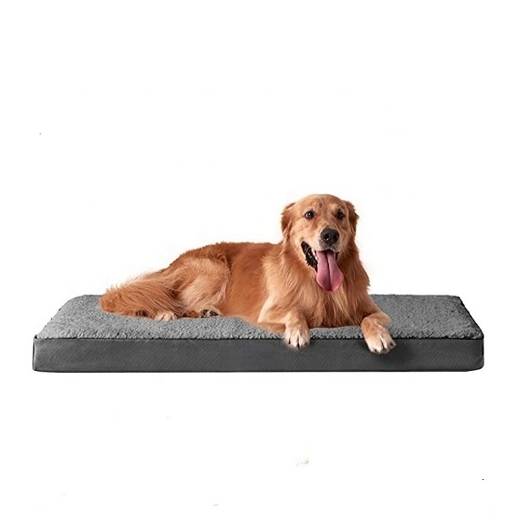 Custom logo pet bed Large dog bed for large dogs washable sofa memory foam dog bed Waterproof thermal pad breathable