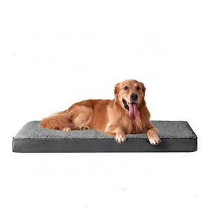 Custom logo pet bed Large dog bed for large dogs washable sofa memory foam dog bed Waterproof thermal pad breathable