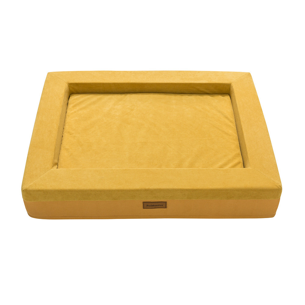 Pet Supplies Square Waterproof Orthopedic Premium Foam Pet bed Orthopedic Memory Foam Dog Cat Donut Bed Oval Pet Sleeping Bed