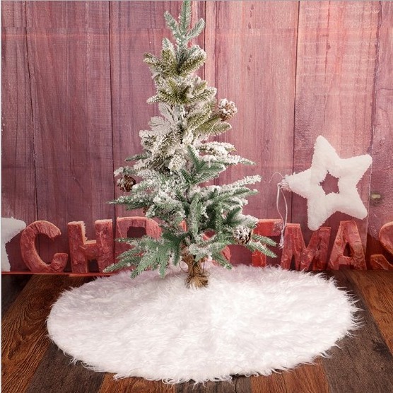 IDOTEX Snow white christmas tree decoration skirt