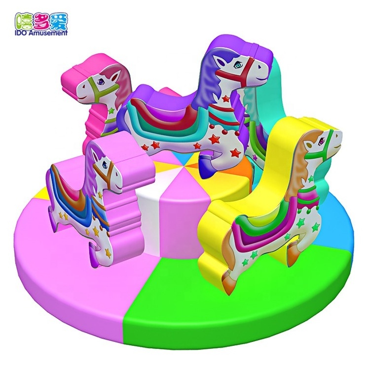 Ido Aumusement Children Favourite Interactive Soft Play Toys Carousel