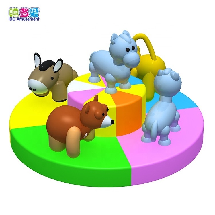 Ido Aumusement Children Favourite Interactive Soft Play Toys Carousel