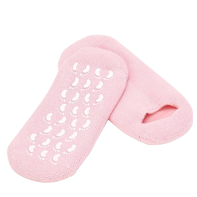 Custom Moisturizing Skin Care Foot Care Sock High Quality Spa Cooling Silicon Gel Socks