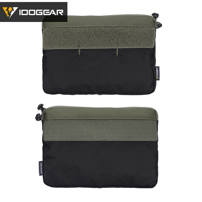 IDOGEAR New Camo Tactical DOPE Kangaroo Insert Pocket Inner Pouch Hook&Loop Tactical Storage Pouch