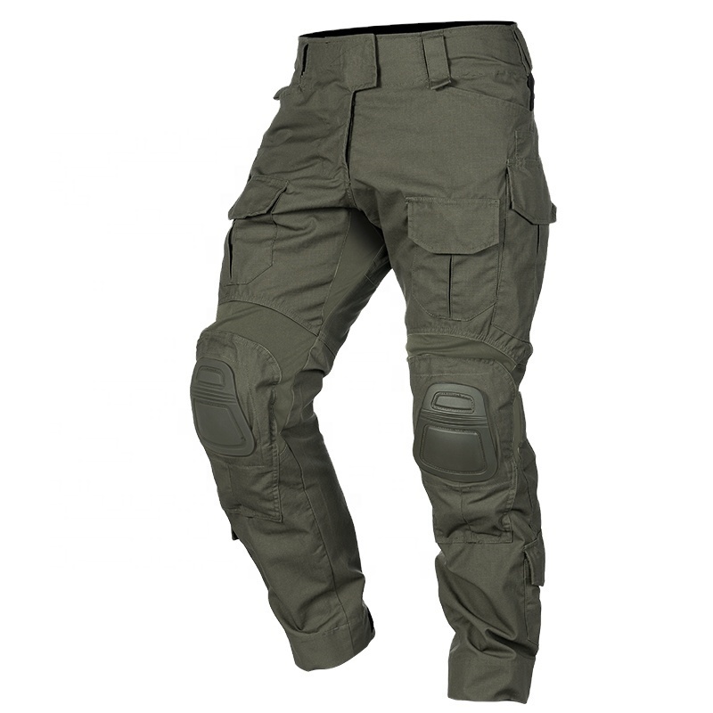 IDOGEAR Men's Tactical Pants Rip-stop Multi-purpose Cargo Pockets Pants G3 Pants