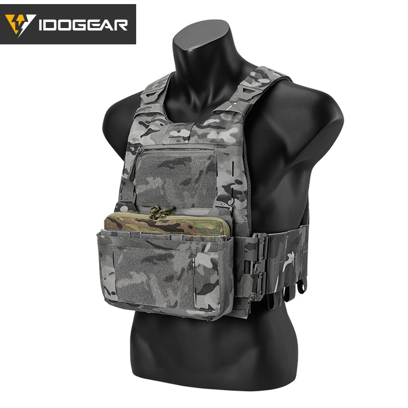 IDOGEAR New Camo Tactical DOPE Kangaroo Insert Pocket Inner Pouch Hook&Loop Tactical Storage Pouch