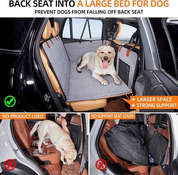 Dog Hammock for Car Travel Camping Mattress Bed Dog Car Cover Back Seat Extender