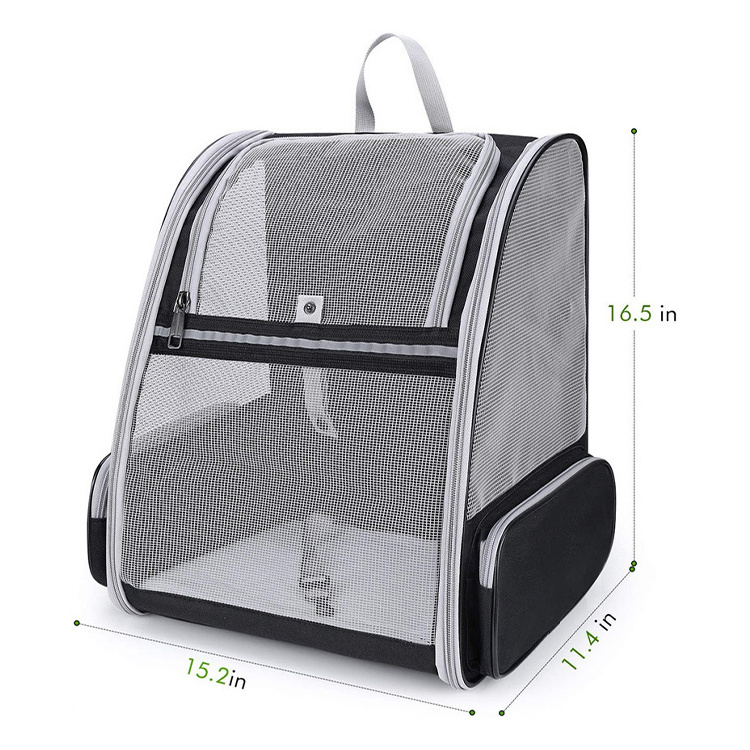 Large Space Breathable Pet Carrier Backpack Portable Folding Pet Carrier Outside Oxford Pet Carrier for dog cat