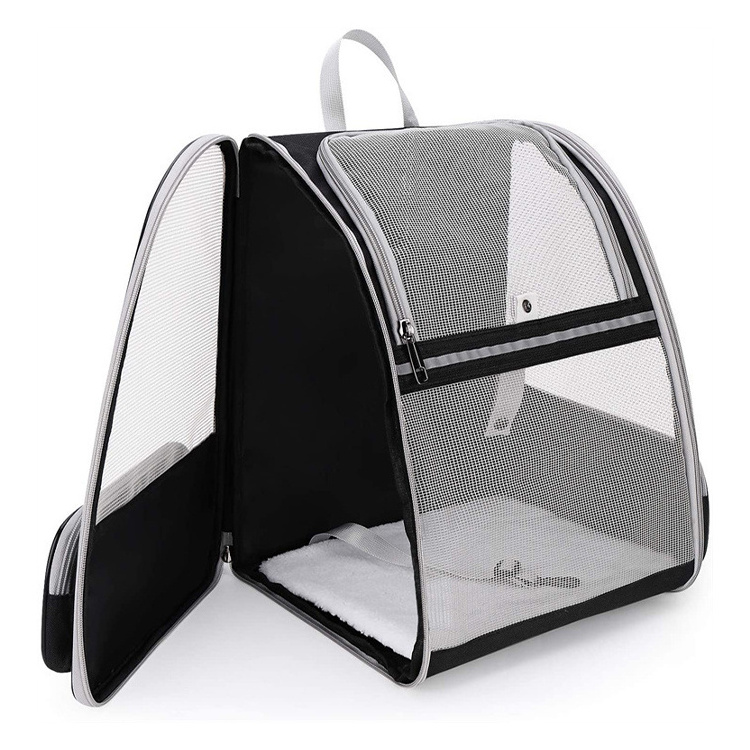 Large Space Breathable Pet Carrier Backpack Portable Folding Pet Carrier Outside Oxford Pet Carrier for dog cat