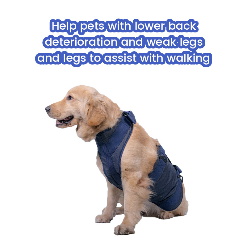 Portable Pet dog Hip Support Assist leash Chest strap Portable chest strap for elderly dogs walking Help Weak Rear Legs