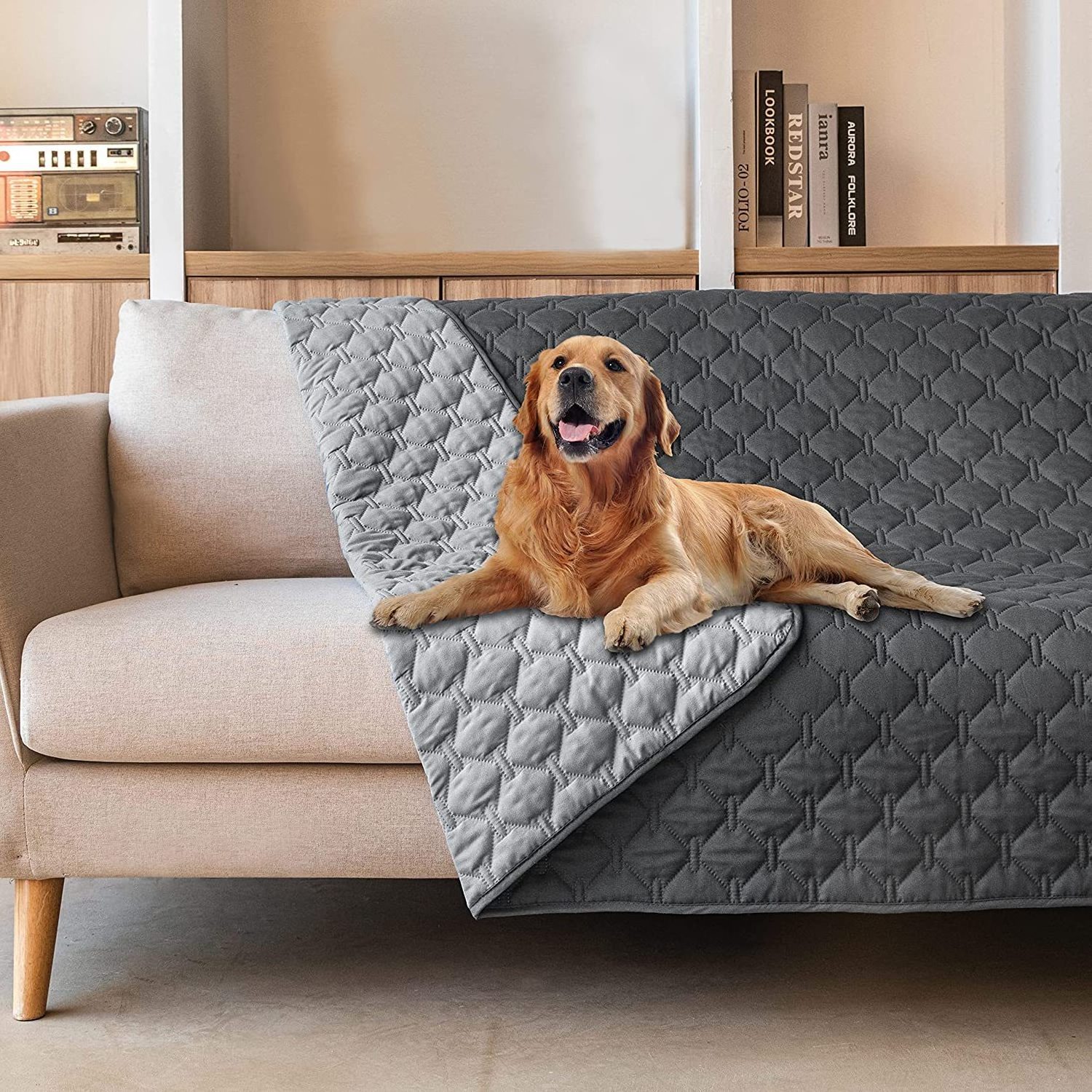 Hot Selling Pet Seat Cover Furniture Scratch Proof Dog Sofa Cover Waterproof Dog Bed Cover For Car Sofa Bed