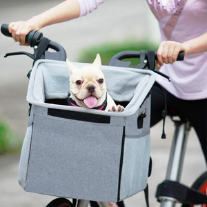 Portable Travel Bicycle Pet Car Pack Dog Carrier Bag Soft Cute Bicycle Outdoor Dog Travel Carrier