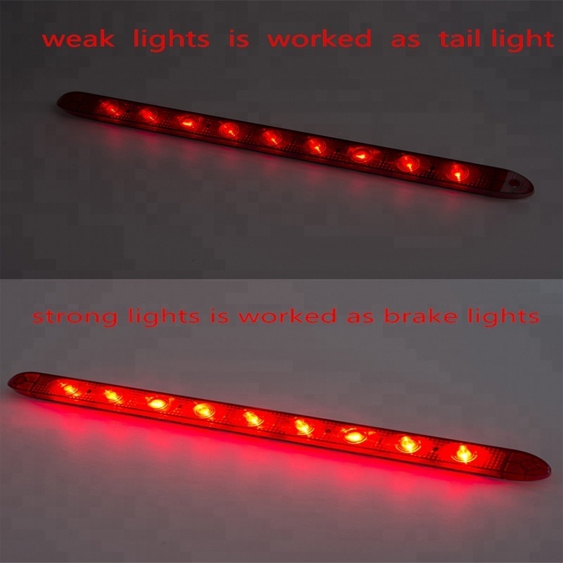 High Quality Piranha LED DOT 17 inch 12V led Light Bars For Trucks Trailer Led luz de freno Rate IP67 led tail lights stop turn