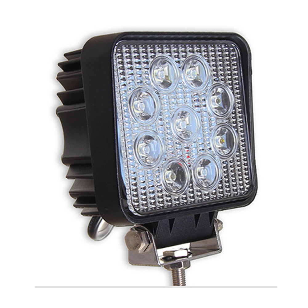 4 inch 27W Stainless Steel LED Car Truck Offroad ATV UTV SUV Tractor Boat 4X4 Work Light