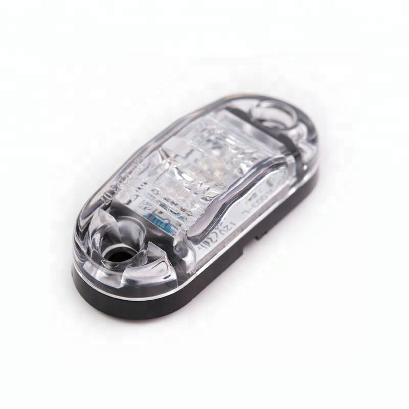 10-30v 2.5 Inch Oval 2 piranha led Side Marker Light for truck trailer lorry clearance lamps