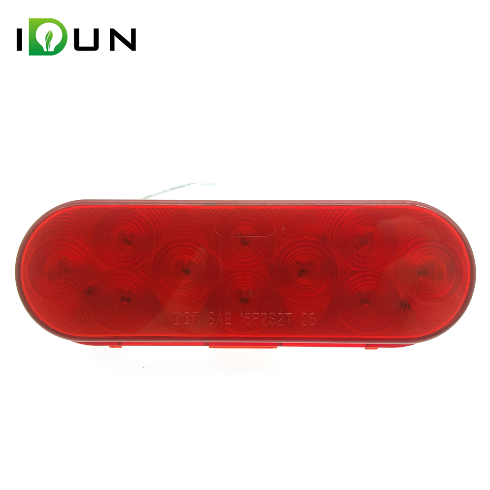 LED Reflector Red Rear Tail Brake Stop Marker Light Truck Trailer SUV Motorcycle Car light fixture