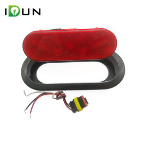 LED Reflector Red Rear Tail Brake Stop Marker Light Truck Trailer SUV Motorcycle Car light fixture