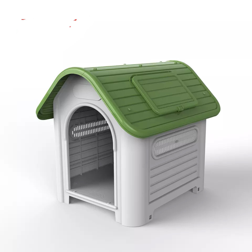 New Design Easy to Clean Outdoor Dog Kennels Indoor And Outdoor Dog House Ventilate Plastic Cat Houses