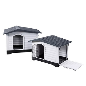 Pet House with Roof for Dogs Outdoor and Indoor Use Easy Assemble for Small Medium Dog Cat Dog Kennel for Playing and Resting