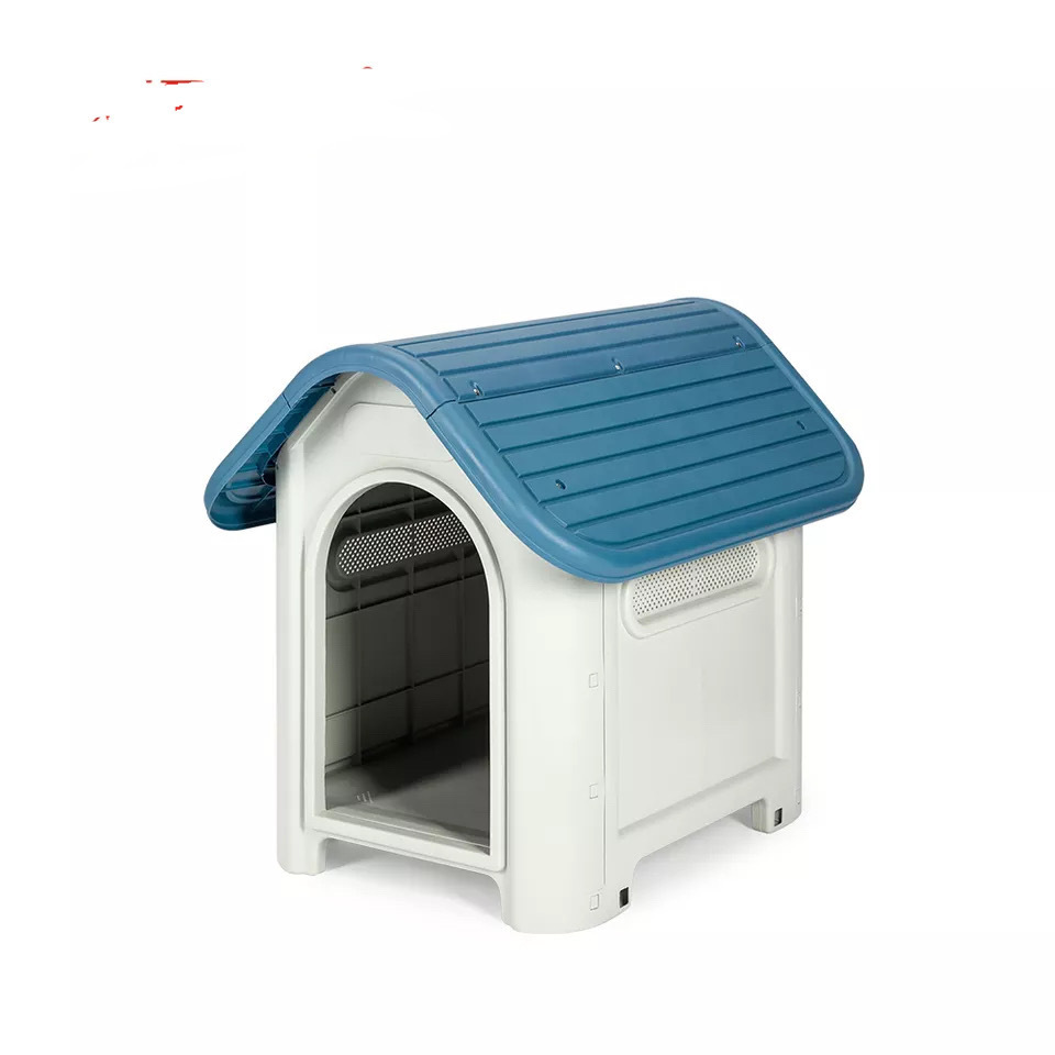 Large Dog House Indoor Outdoor Insulated Durable Plastic Dog House Weather & Water Resistant Pet Kennel Crate