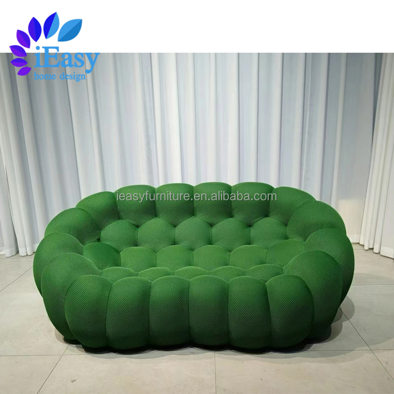 iEasyFurniture Living Room Foshan Foot Ball Modern High Quality Sofa Set Luxury 3D High Density Sofa Set Furniture Bubble Sofa