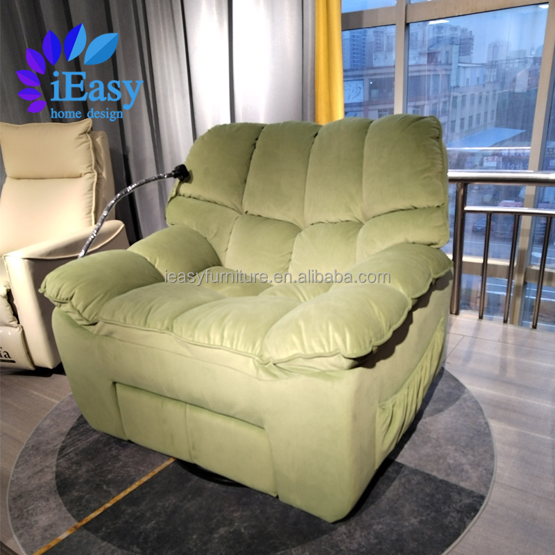 Home theater latest velvet fabric swivel auto seat rocking recliner chair recliner rocking chairs lazy boy oversized recliner